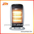 Bathroom Halogen Heater 1200W with Streamline Design,Automatic Tip-over Protect